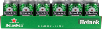 Heineken tray met 24 blikjes á 0,33 liter
